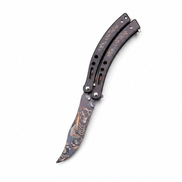17564-main-white-clean CSGO Balisong Butterfly Taktischer Kampftrainer