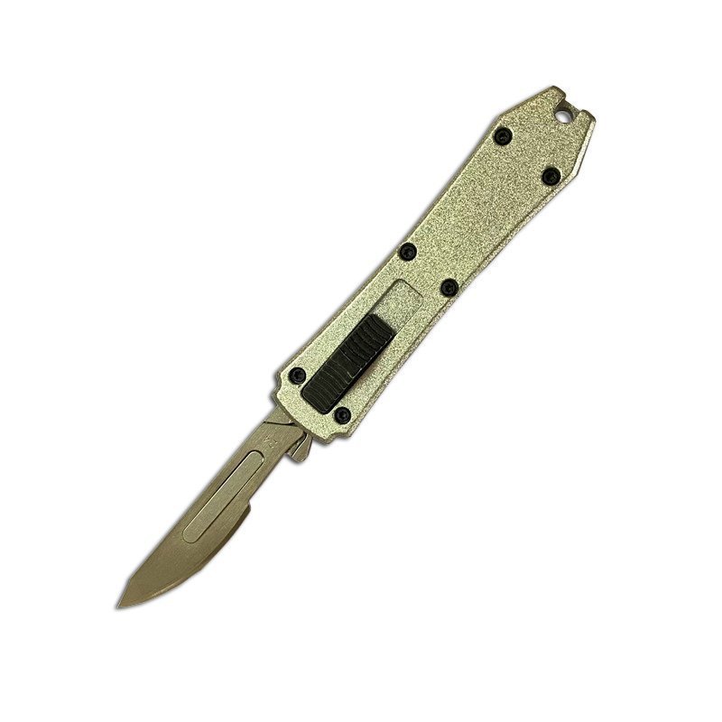 9-1.jpg Skalpell-Allzweckmesser mit 10-Klingen-Messer, silberner Kastenschneider